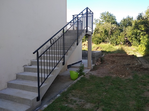 Garde-corps sur escalier