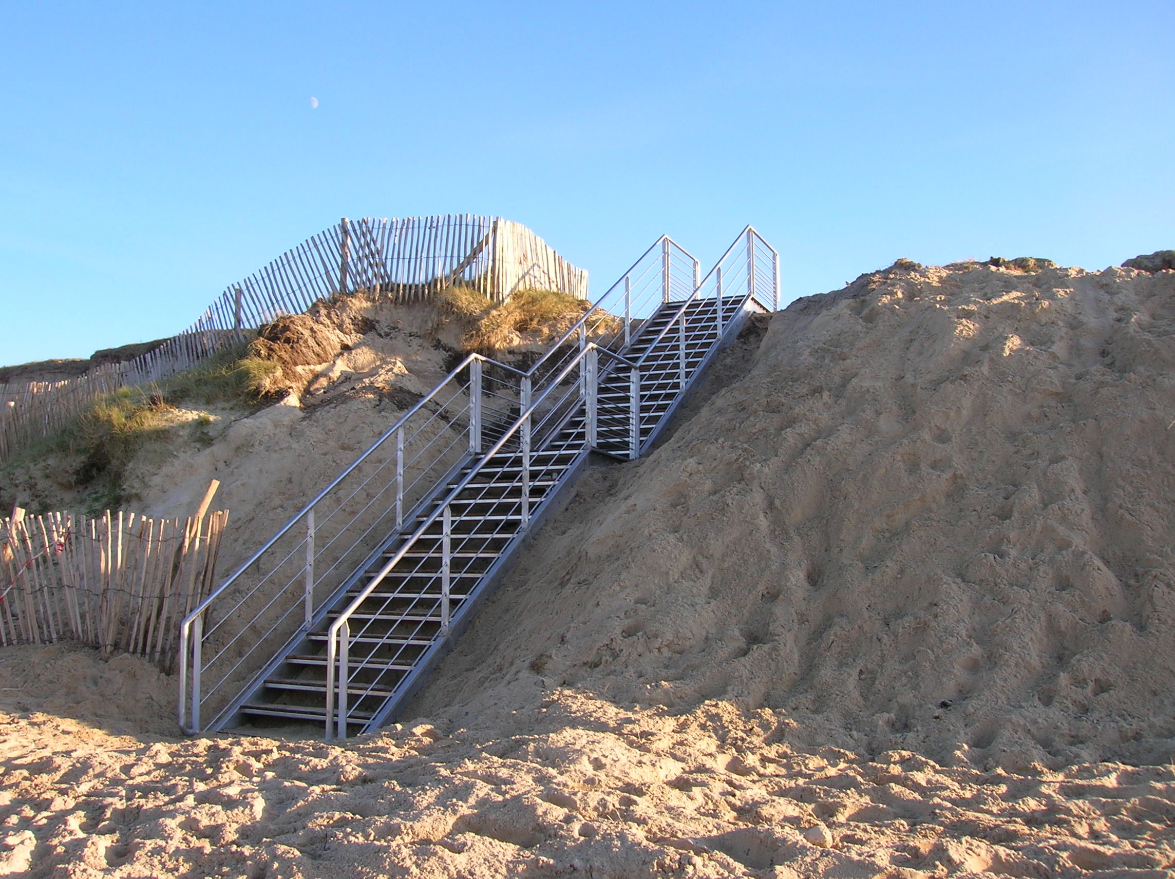 Escalier extérieur inox Marine 316 L à Kerlouan