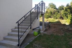 Garde-corps sur escalier