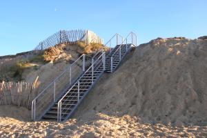 Escalier extérieur inox Marine 316 L à Kerlouan