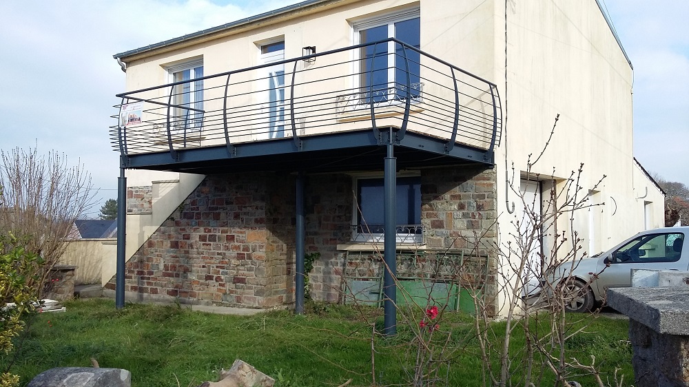 Terrasse métallique Camaret